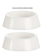 Two Large Pet Bowls, Doll