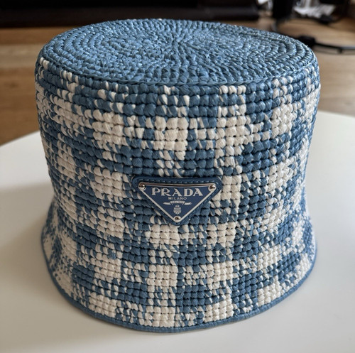 Prada milano crochet check - milano,