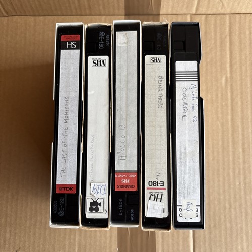 Vhs video cassette - cassette, tapes