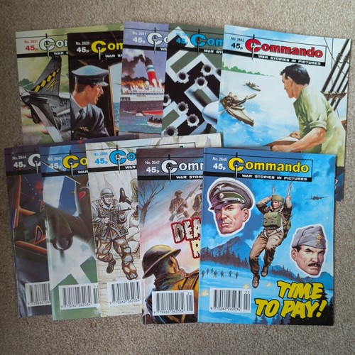Commando comics 2631 2639 - 10,