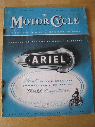 The motor cycle - the, nov