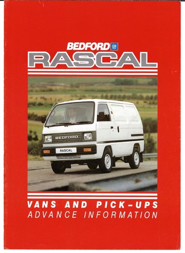 Bedford rascal 1985 uk - bedford, 1985-86