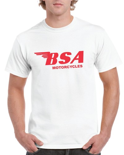 Bsa motorcycle inspired t - ,