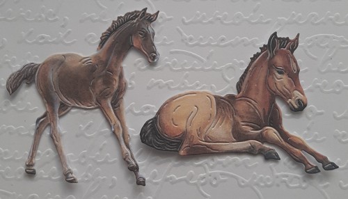 Luxury two red robins horses