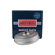 2x Brake Drums (Pair) For Citroen C4 Cactus 1.6 HDI 90 Rear Borg & Beck 4247.59