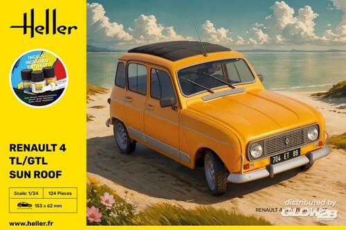 Heller starter kit renault 4 - kit,