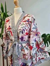 Indian Cotton Bird Kimono