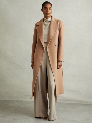 Reiss womens brown wool blend - reiss,