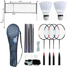 Unibos 4 Player Badminton Set