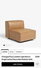 Next vintaged faux leather - next,