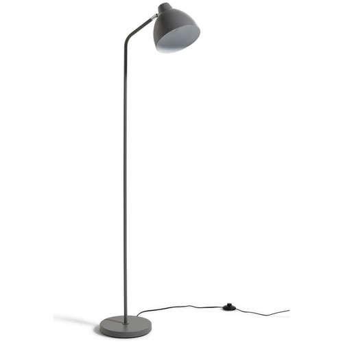 Grey floor lamp e27 adjustable - lamp,