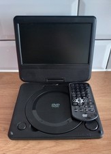Tesco Basics 7" DVD Player T7PDVD113 Portable, Black, + Remote, No charger