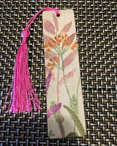 Floral design bookmark with - floral,