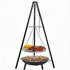 Tripod outdoor fire pit - fire, bbq