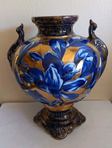 Victorian antique blue gold - victorian,