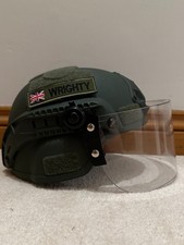 8FIELDS MICH2000 Hard Helmet Olive Green + Flip UP Visor