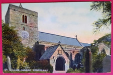 Postcard  St.Mary's Church,Ponteland.Northumberland.Stag Series.c1910