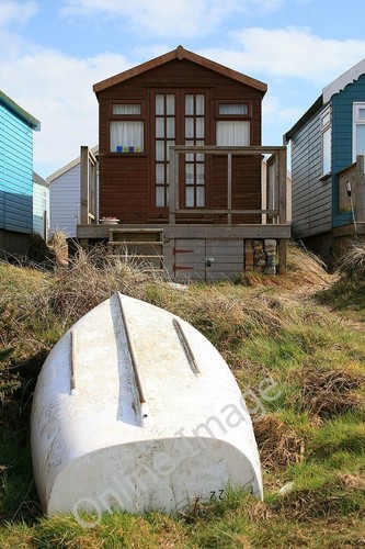 Photo 6x4 beach hut and - 6x4,