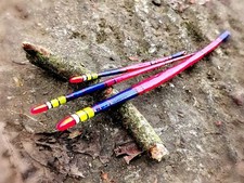 Crow Quill Waggler Floats. Vintage/Traditional Fishing Floats. Set of 3