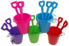 Beach Buckets And Spades - Rainbow Of Colours - Whole Sale Bulk Buy Quantities