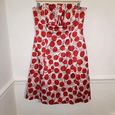 Ariella Womens Dress Red White