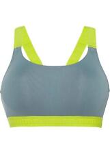 bonprix Adjustable Sports Bra Wireless Non-Wired Yoga Workout Grey Size M L