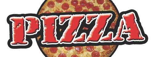 Pizza concession decal - pizza,