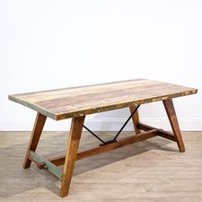 Dining Table Made From an Old