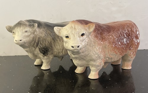 Pair vintage ceramic - pair,