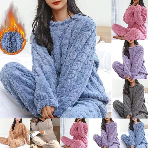Ladies fleece pyjamas - pyjamas, winter