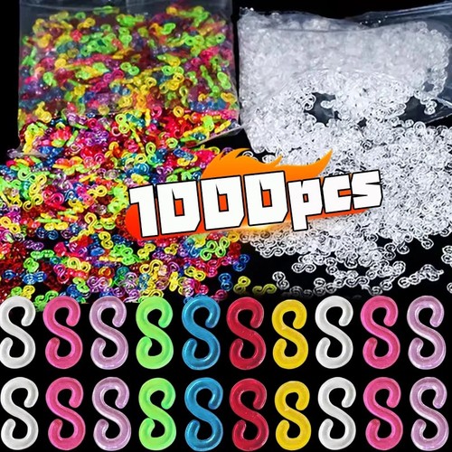 100 1000pcs clear clips - clips, for