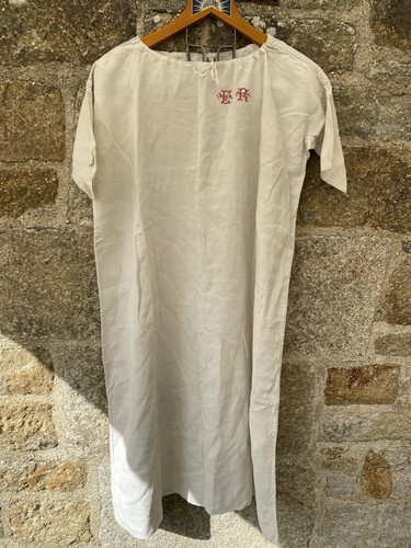 Antique french linen hemp - linen,