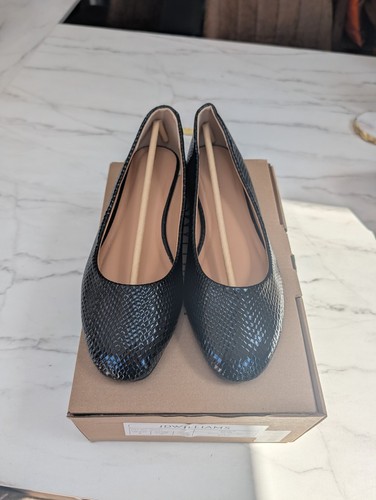 Ladies faux leather - , black
