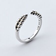 PANDORA OPEN GRAINS STERLING SILVER RING 50