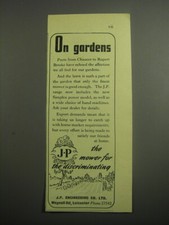 1948 JP Simplex Mower Ad - On