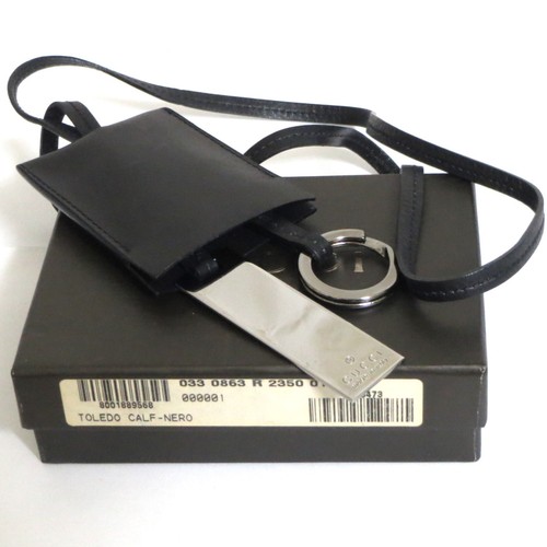 Authentic gucci black leather - authentic,
