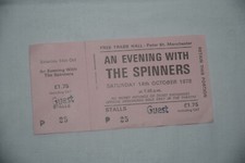 THE SPINNERS Manchester Free