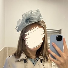 Lovely Mint/Grey/Green/Blue Fascinator, Great condition