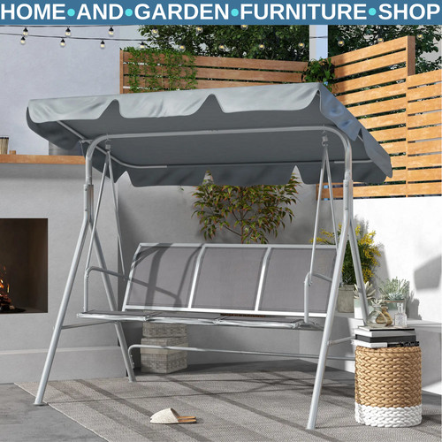 Metal garden swing chair - garden,