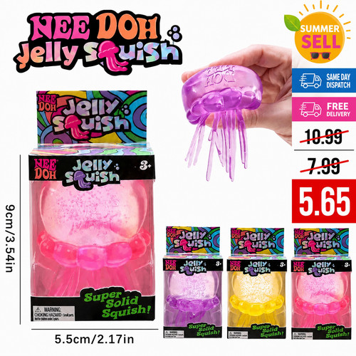 Needoh jellyfish jelly squish - jelly,