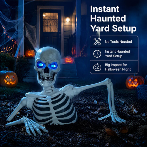 Giant ground breaking - giant, skeleton