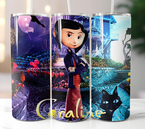 Coraline thermal travel - thermal, mug