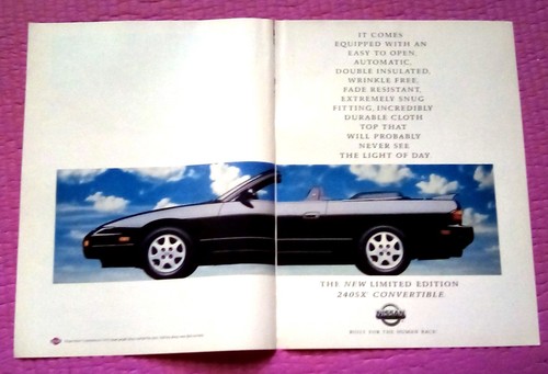 1993 nissan 240sx convertible - nissan,