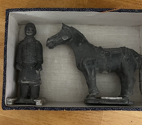 Vintage set chinese terracotta - set,