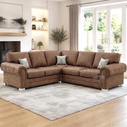 Verona brown seater corner - seater,
