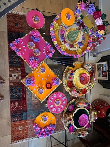 Mehndi thaal plates - thaal,