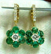 Antique Emerald & Lab-Created