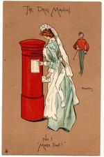 Military Humourous Postcard - The Drill Manual, No 1, 'Mark Time' Tuck 6078.