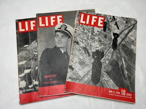 Vintage life magazine wwii - life,
