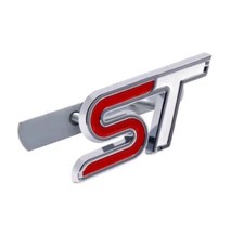Ford ST Badge Red & White Two
